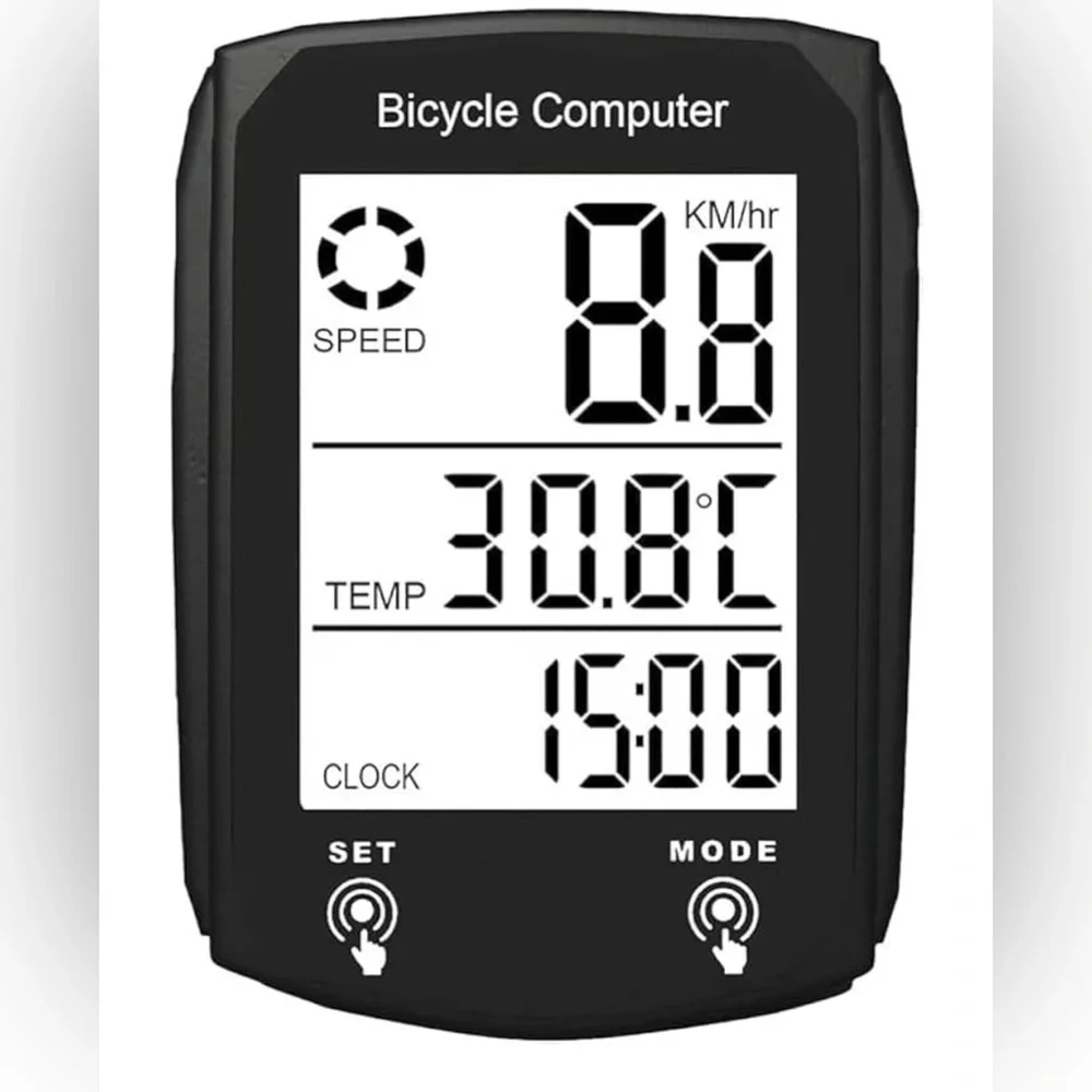 Cycling Computer Speed Sensor for Cycling Bike RPM Odometer Waterproof LCD